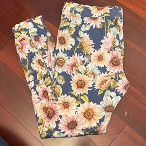 Posh Peanut Blue Floral Pajama Pants